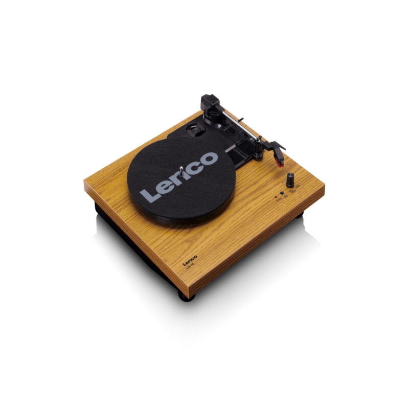 Lenco LS-10 WOOD Πικάπ με ενσωματωμένα ηχεία